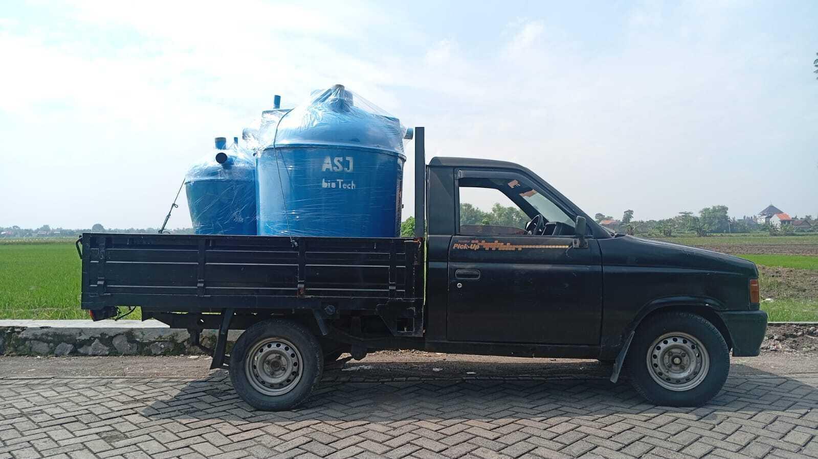 Pengiriman Bio Septictank 1500 L dan 500L di CV SURABAYA SATU